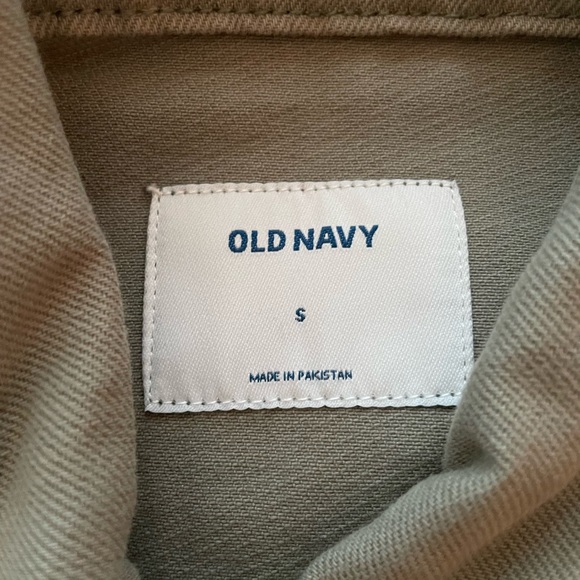 NWOT Old Navy Army Green Denim Jacket - Picture 5 of 5